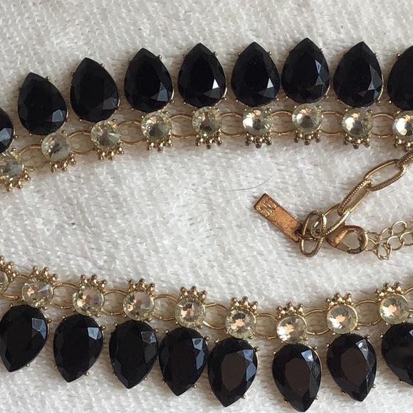 INC International Concepts Black and Gold Necklace - Picture 2 of 5